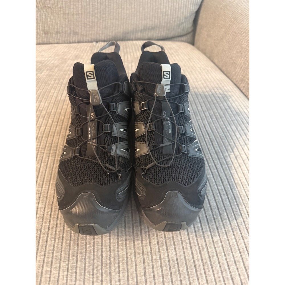 Salomon XA Pro 3D Mens Trail Running Shoes Black Grey 392514 Size 13